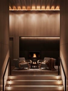 Lobby fireplace 1048 x 1400