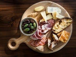 Charcuterie station at Market