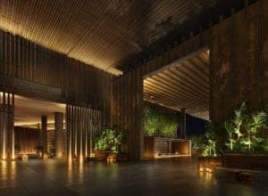 The main lobby at The Sanya EDITION