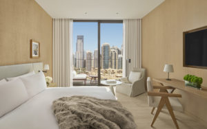 Guest room with city view